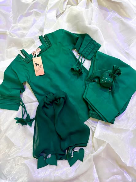 KIDS Green Kurta Set with Potli Bag | 14th August Azadi Dress | KIDS COLLECTION |  ABIZ COLLECTION