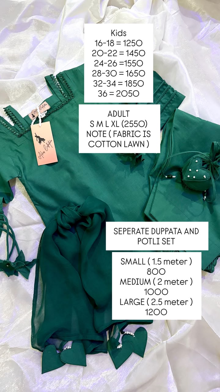 KIDS Green Kurta Set with Potli Bag | 14th August Azadi Dress | KIDS COLLECTION |  ABIZ COLLECTION